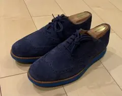 コールハーン Cole Haanスエード ドレスシューズ ネイビー 25.5