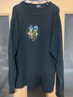 希少 90s 00s Hewin UK 大判 ドラゴン 龍 ロンT ブラック - メルカリ