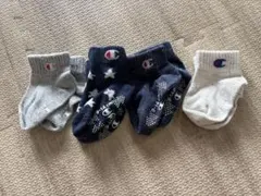 キッズ靴下セット 9-14cm 星柄・ドット柄　チャンピオン