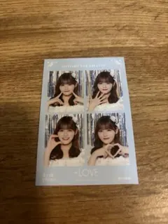 = LOVE イコラブ 髙松瞳 高松瞳 宝石衣装 4カット フォトカード