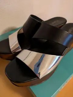 【TENZENDA✕ROSE BUD】バイカラーサンダル