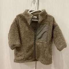 ペアマノン　ボア　モコモコ　アウター　ブラウン 90