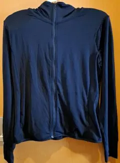UNIQLO ユニクロ　エアリズム　UVカットメッシュパーカー　L　ネイビー