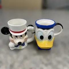 Disney ミッキーマウス ドナルド マグカップ 2点セット キャラクター格安