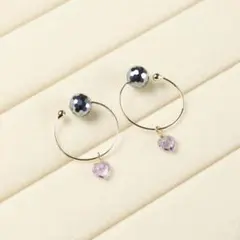 さとう式リンパケア ビューティーカフ イヤーカフ テラヘルツ鉱石＆アメジスト