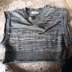 WEGO ストライプ ニット ベスト