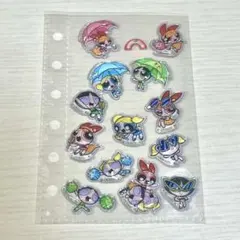 正規品　プチドロップステッカー　パワーパフガールズ　ボンボンドロップシール