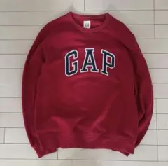 GAP old gap スウェット トレーナー 裏起毛 ロゴ 刺繍