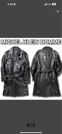 michel klein トレンチコート