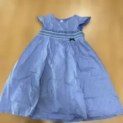 CHOPIN ノースリーブワンピース 青 120cm