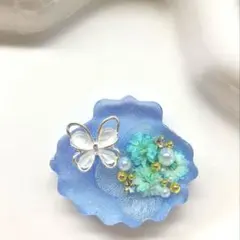 520】うさ耳リボン×涼しげな海 レジンヘアゴム ハンドメイド - メルカリ