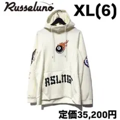 【訳あり】 ラッセルノ マスク フーディー マルチロゴ ホワイト XL 6