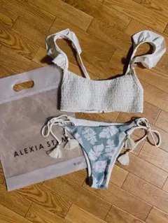 ALEXIA STAM＊ビキニ上下セット＊ホワイト＊Sサイズ