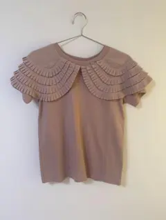 Myu フリルデザイン 半袖Tシャツ ピンク 新品 タグ付きのサムネイル