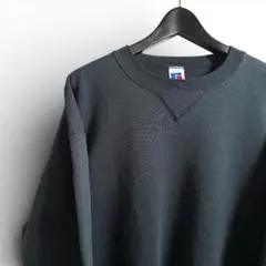 90s ラッセル USA Russell 無地 ブラック VINTAGE C15