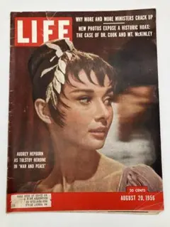 オードリーヘップバーン（表紙）LIFE ライフ ビンテージ雑誌 1953年