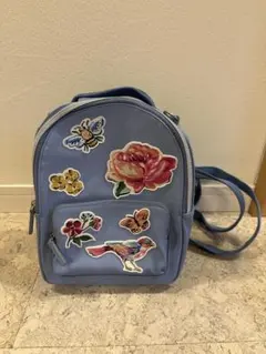 新品未使用　Cath Kidston ライトブルー リュックのサムネイル