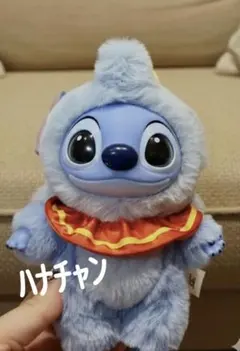 上海ディズニー クリスマス トナカイ スティッチ肩乗せぬいぐるみ