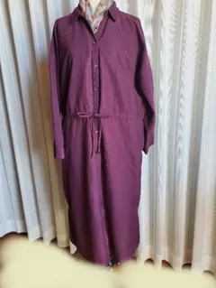 ショコラフィーネローブ　　前開き　ワンピース