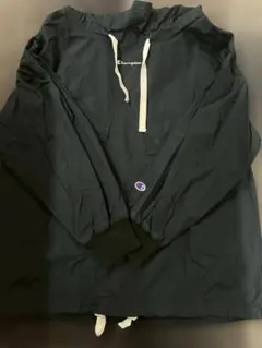 Champion ブラック ナイロンジャケット　Mサイズ