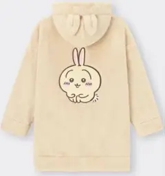 ちいかわ GU うさぎ マシュマロフィールラウンジパーカー Sサイズ