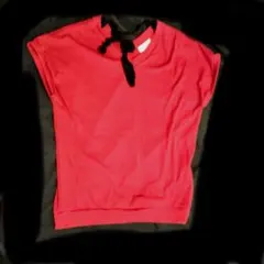 Bye Bye リボン付き赤Tシャツのサムネイル