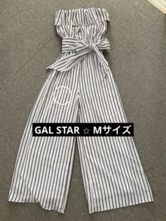 GAL STAR 平成ギャル ストライプ オールインワン Mサイズ