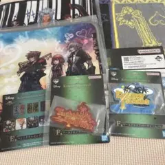 一番くじ　キングダムハーツ　E賞ハンドタオル　F賞ラバーチャーム　まとめ売り