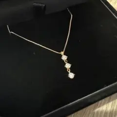 天然ダイヤモンド ネックレス 0.20カラット ゴールド