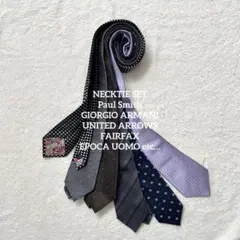 美品 ネクタイ セット まとめ ブランド シルク ドット 花柄 ストライプなど