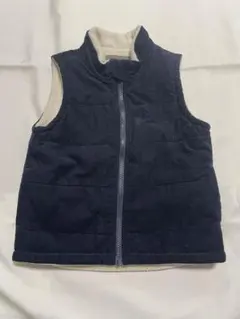 【無印良品】ボアベスト　リバーシブル　110サイズ