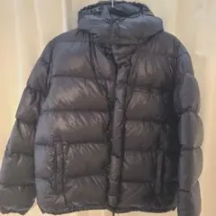 DUVETICA ブラック ダウンジャケット フード デュベティカ ブルガリア