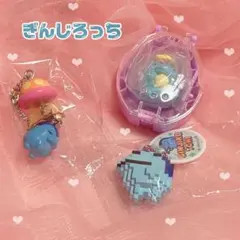 たまごっち ♡ ぎんじろっち ケース UFOスイング ドットフィギュアチャーム