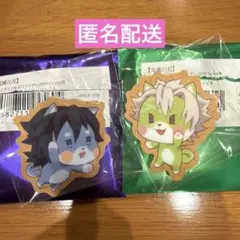 鬼滅の刃　ufotablecafe バレンタイン　クッキーバッジ　実弥　義勇