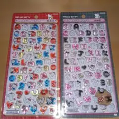 ボンボンドロップシール 国内正規品 もじ 文字 サンリオ キティ ２枚