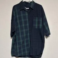 FAT SKINNY 半袖チェックシャツ