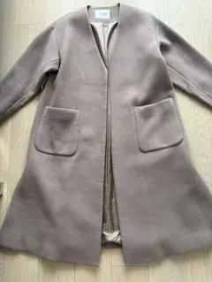 2017*IENA SLOBE イエナ ノーカラーZIP ボアブルゾン SLOBE IENA - 2017*IENA SLOBE イエナ ノーカラーZIP ボアブルゾンの