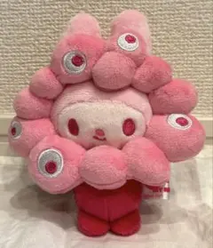 マイメロディ　マイメロ　 ぬいぐるみ　ミャクミャク　なりきり　　l 正規品 ミャクミャク マイメロ カラビナ マスコット なりきり