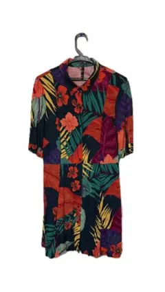 ZARA 半袖シャツワンピース