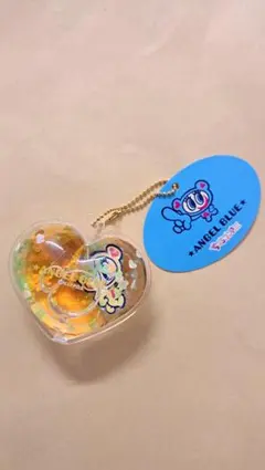 エンジェルブルー ちゅるぷかチャーム ハート オレンジ キーホルダー プライズのサムネイル