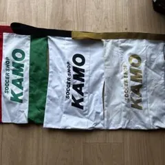 ほぼ使ってませんKAMO サッカー用 布製アイテム 5色セット