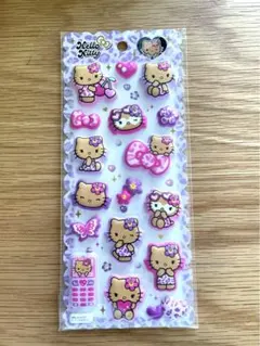 日焼けキティ　ぷっくりシール　カミオジャパン　サンリオ