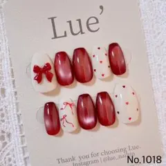 【現品】No.1018 マグネット バレンタイン ハートホロ ちゅるん ガーリー