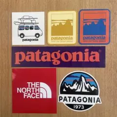 ☆新品☆パタゴニア　ノースフェイス　アウトドアステッカー6枚