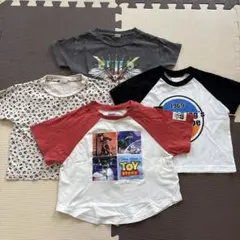 男の子Tシャツ4点セット　100cm