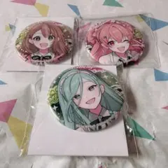 プロセカ メロパレ 缶バッジ　愛莉 雫 みのり