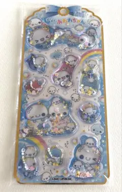 平成ファンシー　ぷくぷくあわわちゃん　ウォーターインシール　カミオジャパン