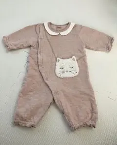 プティマイン ねこ　ポシェット　ロンパース　訳あり 50 60 70