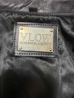 VLOW 本革 レザージャケット ブラック サイズ34のサムネイル