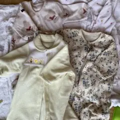 ベビー服4点　冬用　女の子